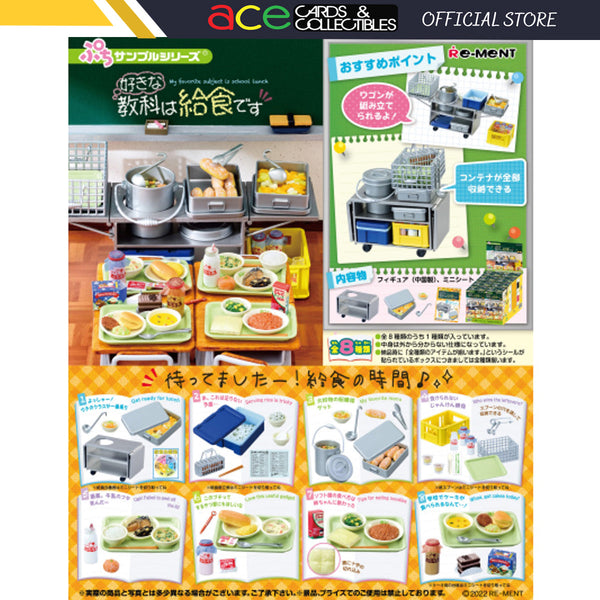Re-Ment My Favourite Subject is School Lunch-Single Box (Random)-Re-Ment-Ace Cards & Collectibles