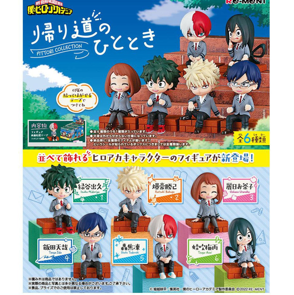 Re-Ment My Hero Academia Pittori Collection-Whole Box (Complete Set of 6)-Re-Ment-Ace Cards & Collectibles