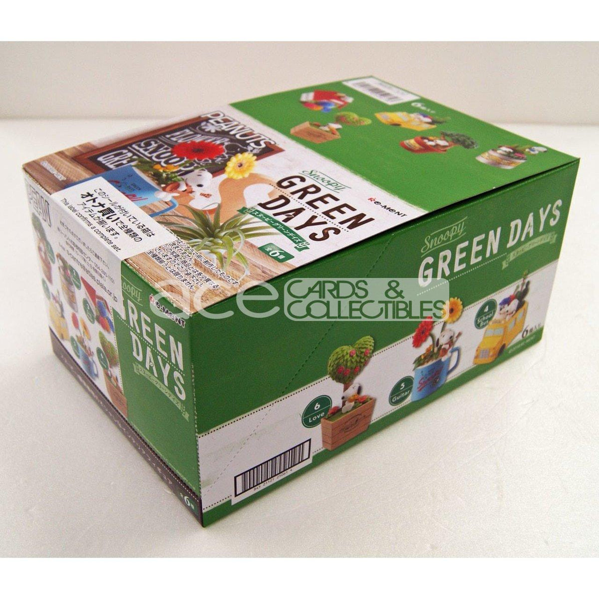 Re-Ment Peanuts Snoopy -Green Days-Whole Box (Complete Set of 6)-Re-Ment-Ace Cards &amp; Collectibles