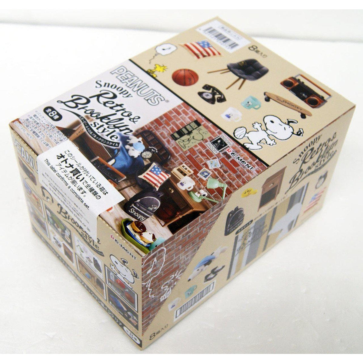 Re-Ment Peanuts Snoopy Retro & Brooklyn Style-Single Box (Random)-Re-Ment-Ace Cards & Collectibles
