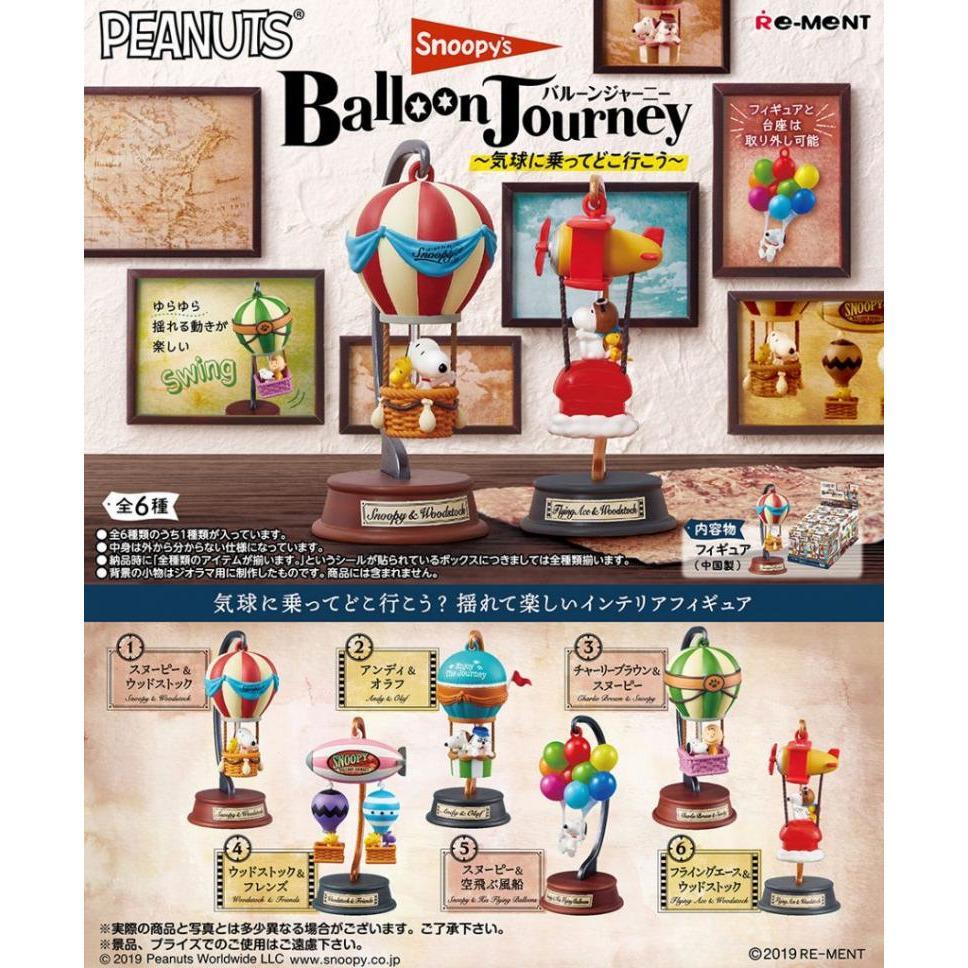 Re-Ment Peanuts Snoopy's Balloon Journey -Where to go on a balloon-Single Box (Random)-Re-Ment-Ace Cards & Collectibles