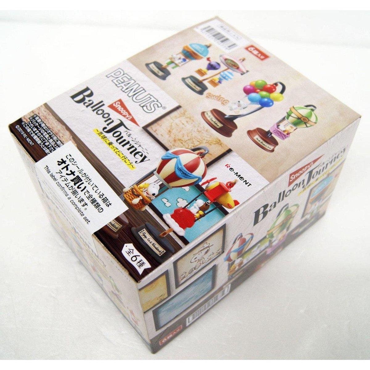 Re-Ment Peanuts Snoopy&#39;s Balloon Journey -Where to go on a balloon-Whole Box (Complete Set of 6)-Re-Ment-Ace Cards &amp; Collectibles