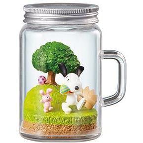 Re-Ment Peanuts Snoopy&#39;s Terrarium -LIFE in the USA-Single (Random)-Re-Ment-Ace Cards &amp; Collectibles