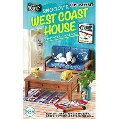 Re-Ment Peanuts Snoopy's -West Coast House-Single Box (Random)-Re-Ment-Ace Cards & Collectibles