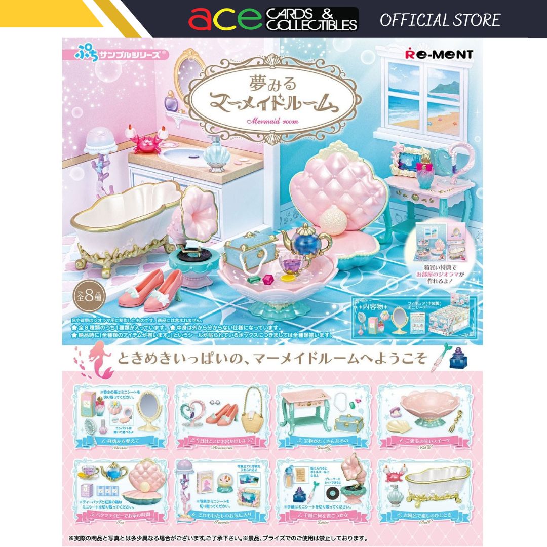 Re-Ment Petit Sample Mermaid Room-Single Box (Random)-Re-Ment-Ace Cards & Collectibles