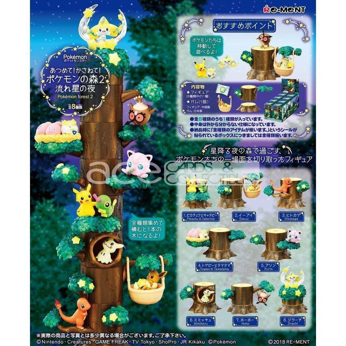Re-Ment Pokémon Forest 2 -Night of Shooting Stars-Single Box (Random)-Re-Ment-Ace Cards &amp; Collectibles