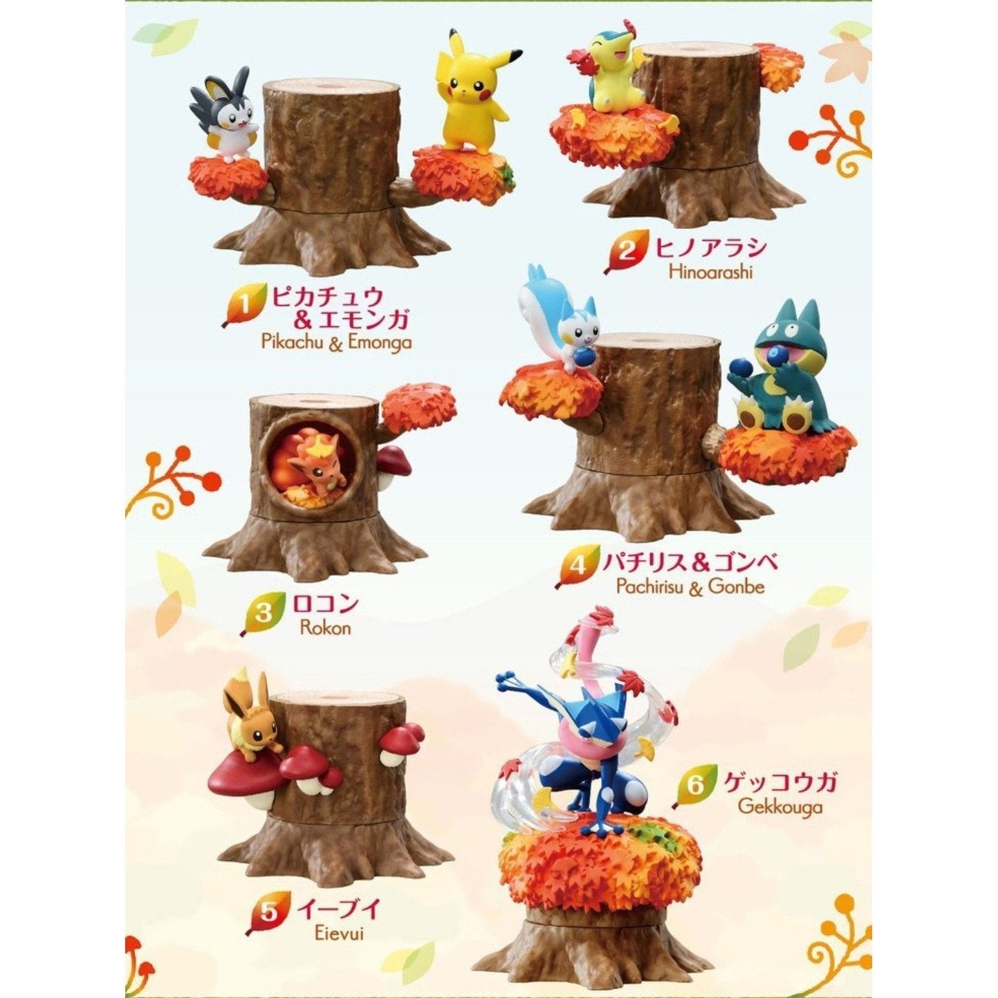 Re-Ment Pokemon Forest 5 -Glowing Red Afternoon-Single Box (Random)-Re-Ment-Ace Cards & Collectibles