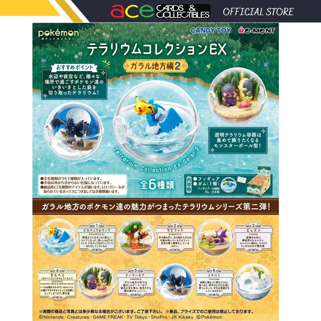 Re-Ment Pokemon Terrarium Collection EX Galar 2-Single Box (Random)-Re-Ment-Ace Cards & Collectibles