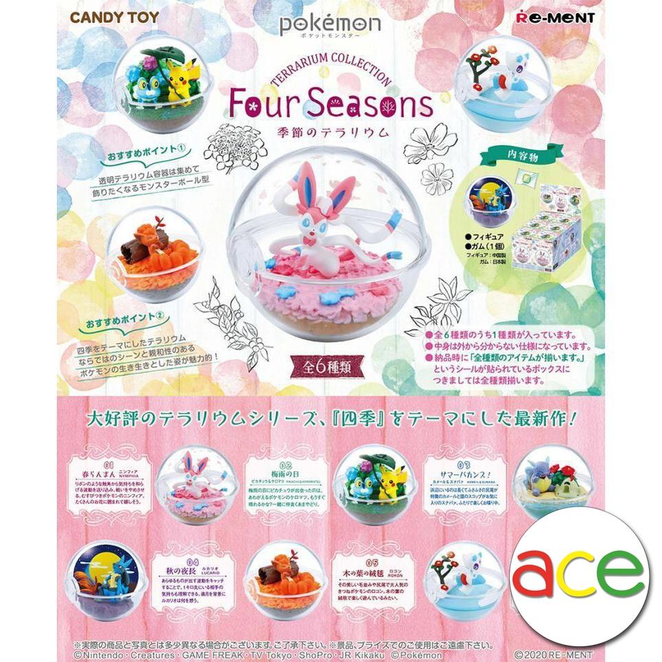 Re-Ment Pokemon Terrarium Four Seasons-Single Box (Random)-Re-Ment-Ace Cards & Collectibles