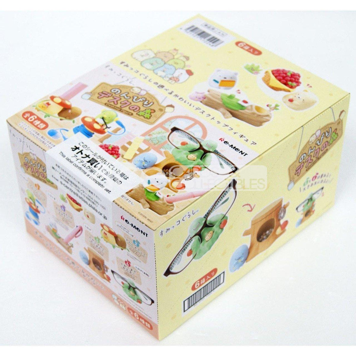 Re-Ment Sumikko -Nonbiri Desk&#39;s Forest-Whole Box (Complete Set of 6)-Re-Ment-Ace Cards &amp; Collectibles