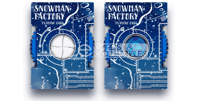 Snowman Factory Playing Cards By Bocopo