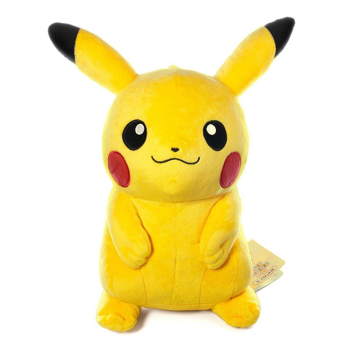 Pokémon "Pikachu" (M) Plush [PP16]-San-ei-Ace Cards & Collectibles