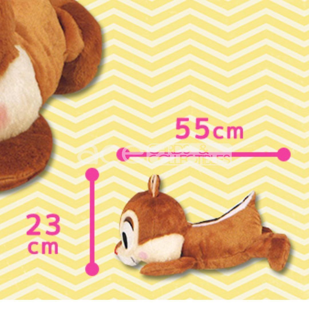 Disney "Chip" Red Cheek Giga Jumbo Lying Down Pose Plush-Sega-Ace Cards & Collectibles