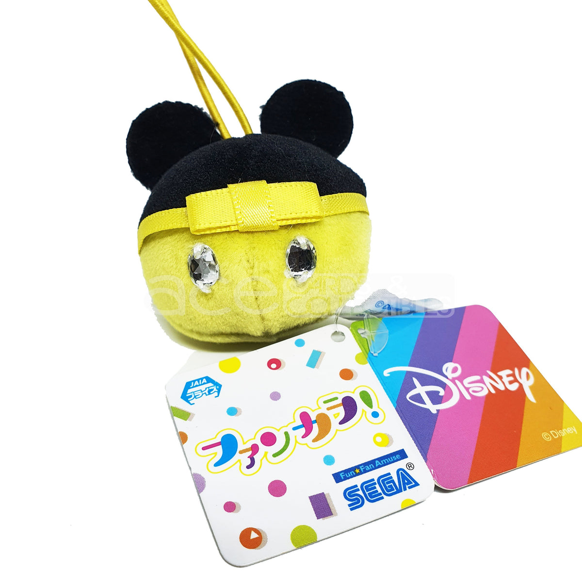 Disney Mickey Mouse Icon Keychain-Red-Sega-Ace Cards & Collectibles