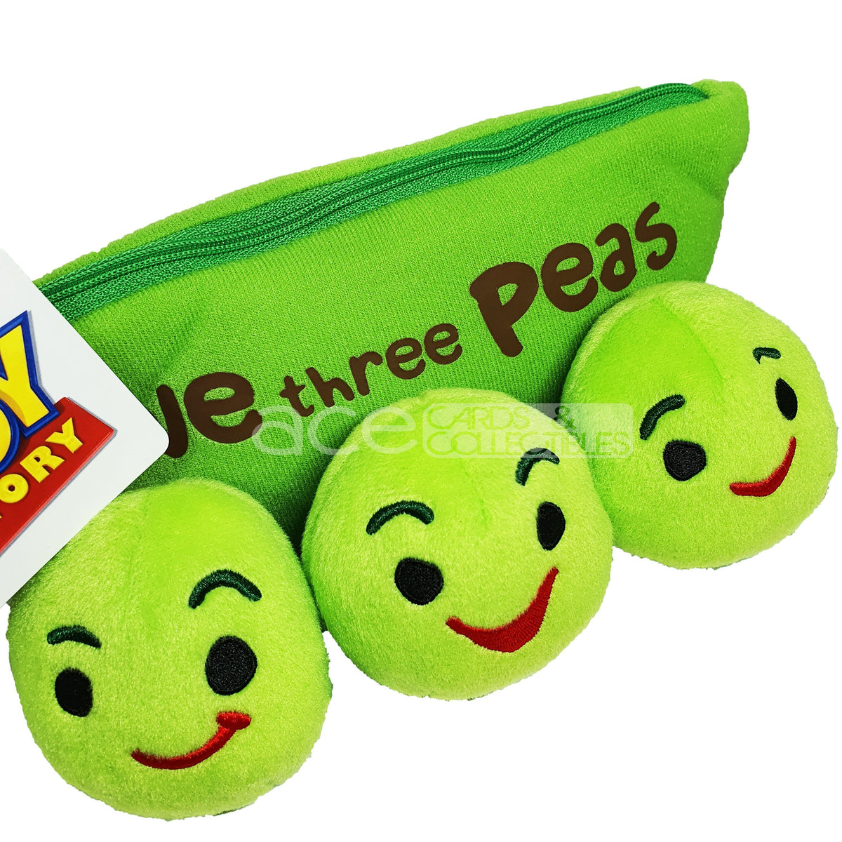 Disney Toy Story &quot;Peas-In-A-Pod&quot; with Pouch Plush-Sega-Ace Cards &amp; Collectibles