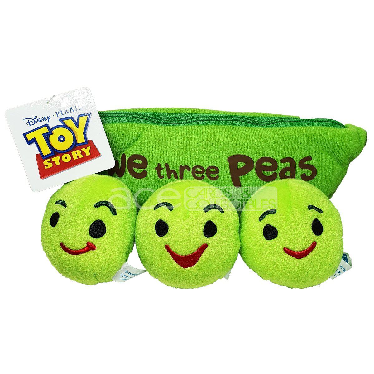 Disney Toy Story &quot;Peas-In-A-Pod&quot; with Pouch Plush-Sega-Ace Cards &amp; Collectibles