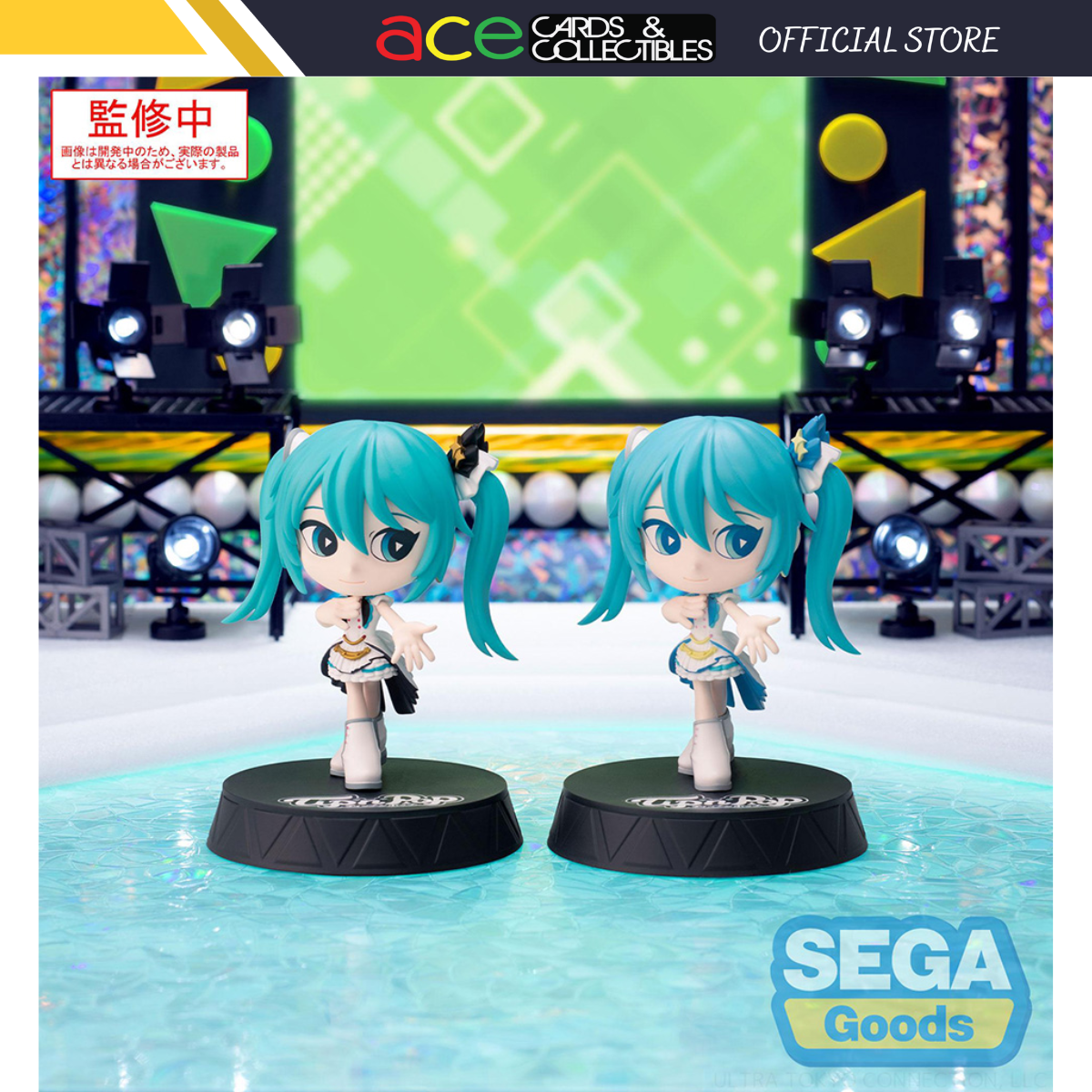 Hatsune Miku: Colorful Stage! Tip'n'Pop PM Figure In The Stage Sekai "Hatsune Miku"-Hatsune Miku-Black-Sega-Ace Cards & Collectibles