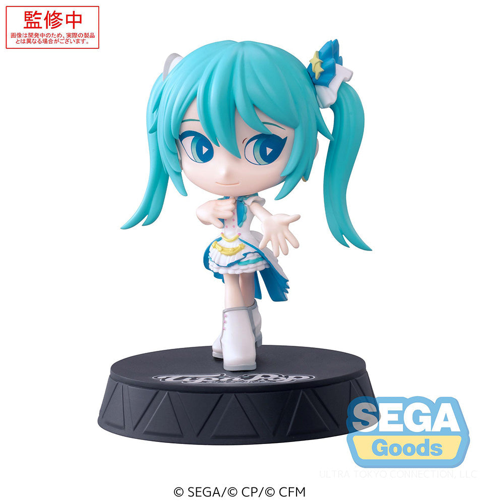 Hatsune Miku: Colorful Stage! Tip&#39;n&#39;Pop PM Figure In The Stage Sekai &quot;Hatsune Miku&quot;-Hatsune Miku-Blue-Sega-Ace Cards &amp; Collectibles