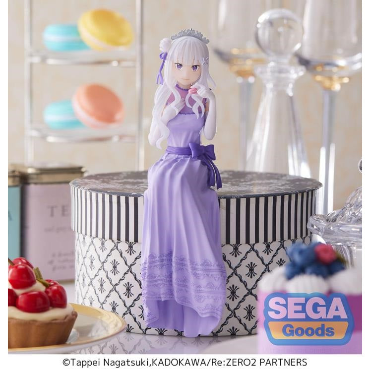 Re: Zero Starting Life in Another World &quot;Emilia&quot; (Dressed Up Party Ver.) Premium Perching Figure-Sega-Ace Cards &amp; Collectibles
