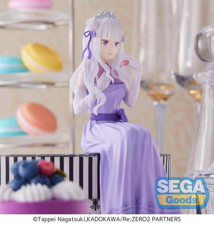 Re: Zero Starting Life in Another World &quot;Emilia&quot; (Dressed Up Party Ver.) Premium Perching Figure-Sega-Ace Cards &amp; Collectibles
