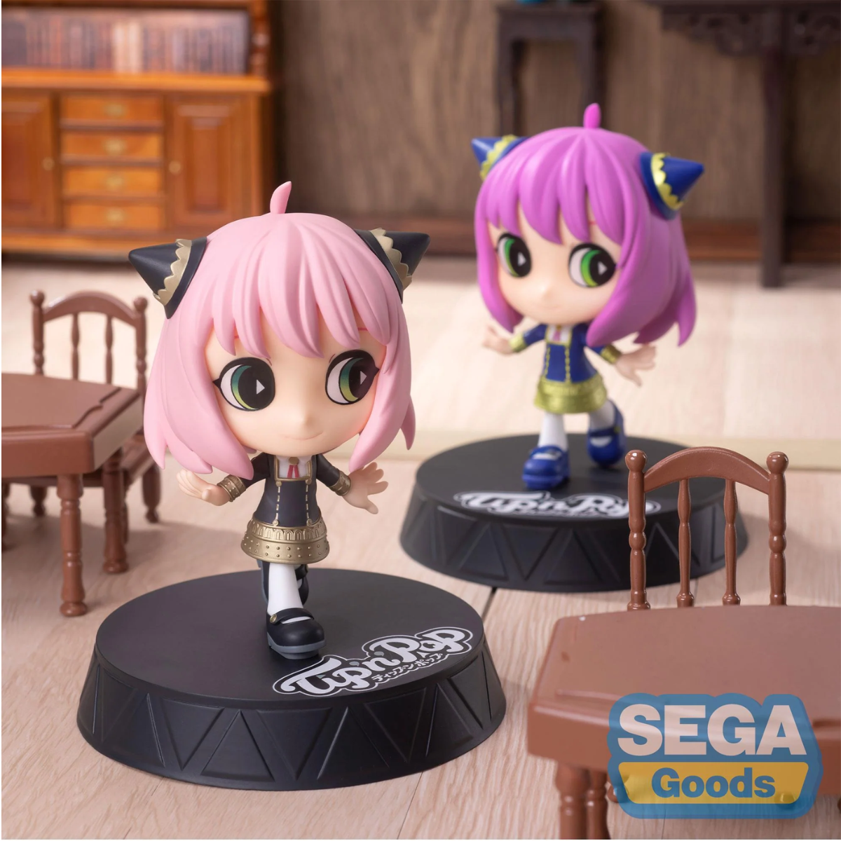 Spy X Family Tip'n'Pop PM Figure "Anya Forger"-Anya Forger-Pink-Sega-Ace Cards & Collectibles