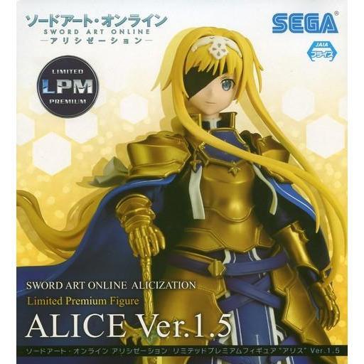 Sword Art Online: Alicization Limited Premium Figure LPM &quot;Alice Schuberg&quot; Ver.1.5-Sega-Ace Cards &amp; Collectibles