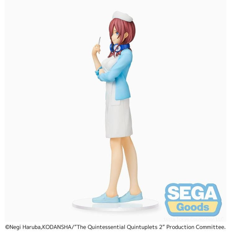 The Quintessential Quintuplets 2 "Miku Nakano" (Nurse Ver.) Super Premium Figure-Sega-Ace Cards & Collectibles