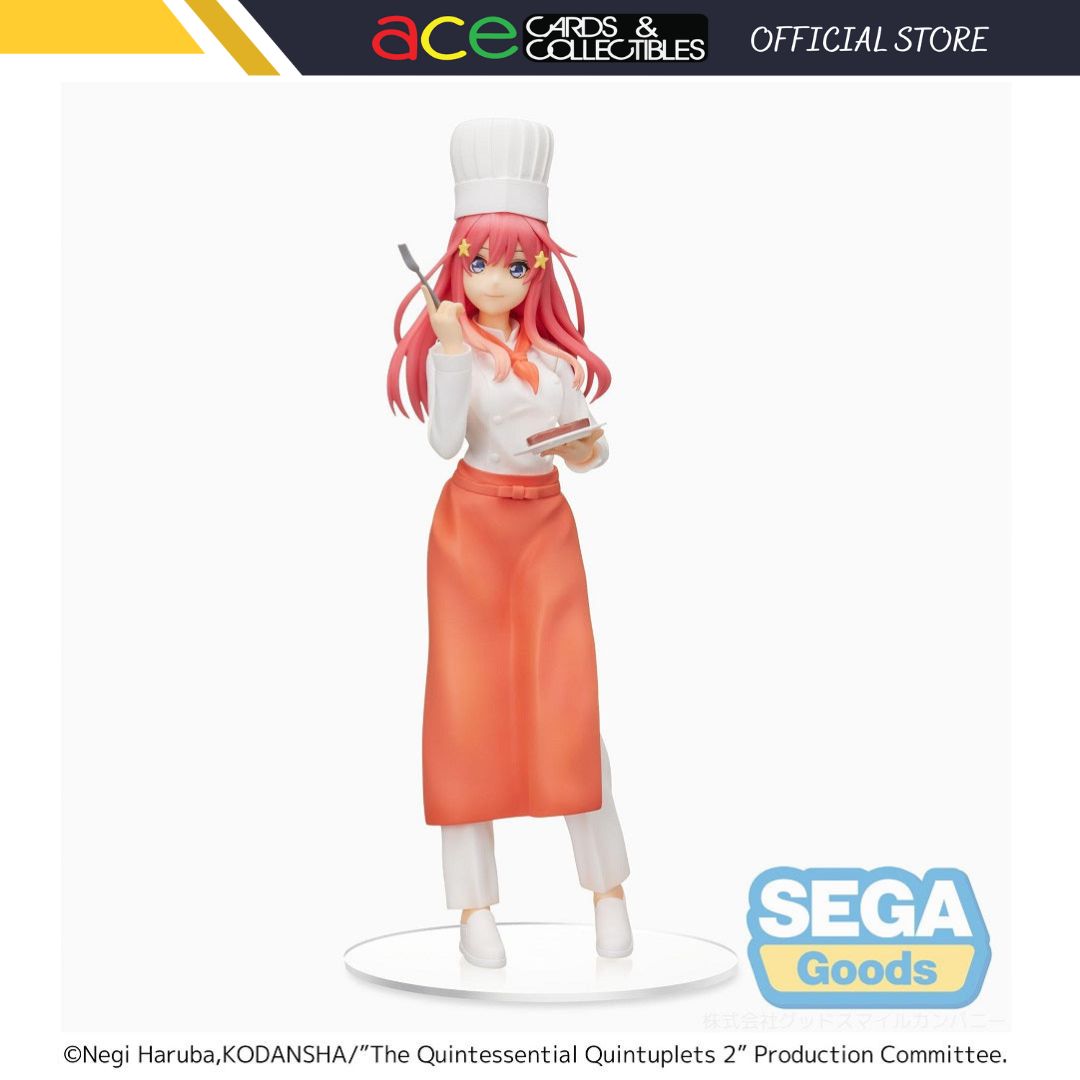The Quintessential Quintuplets "Itsuki Nakano" (Cook Ver.) Super Premium Figure-Sega-Ace Cards & Collectibles