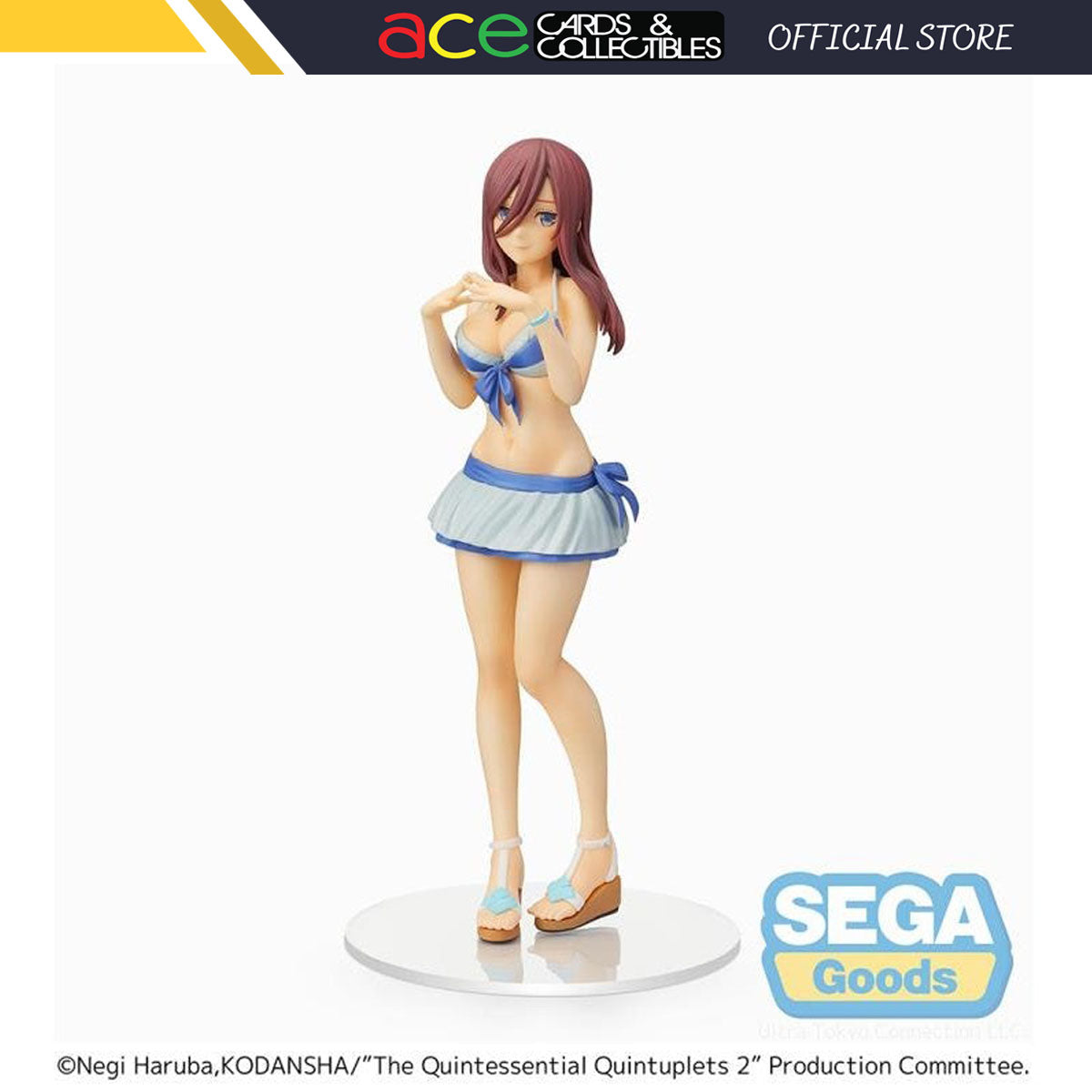 The Quintessential Quintuplets "Miku Nakano" Premium Figure-Sega-Ace Cards & Collectibles