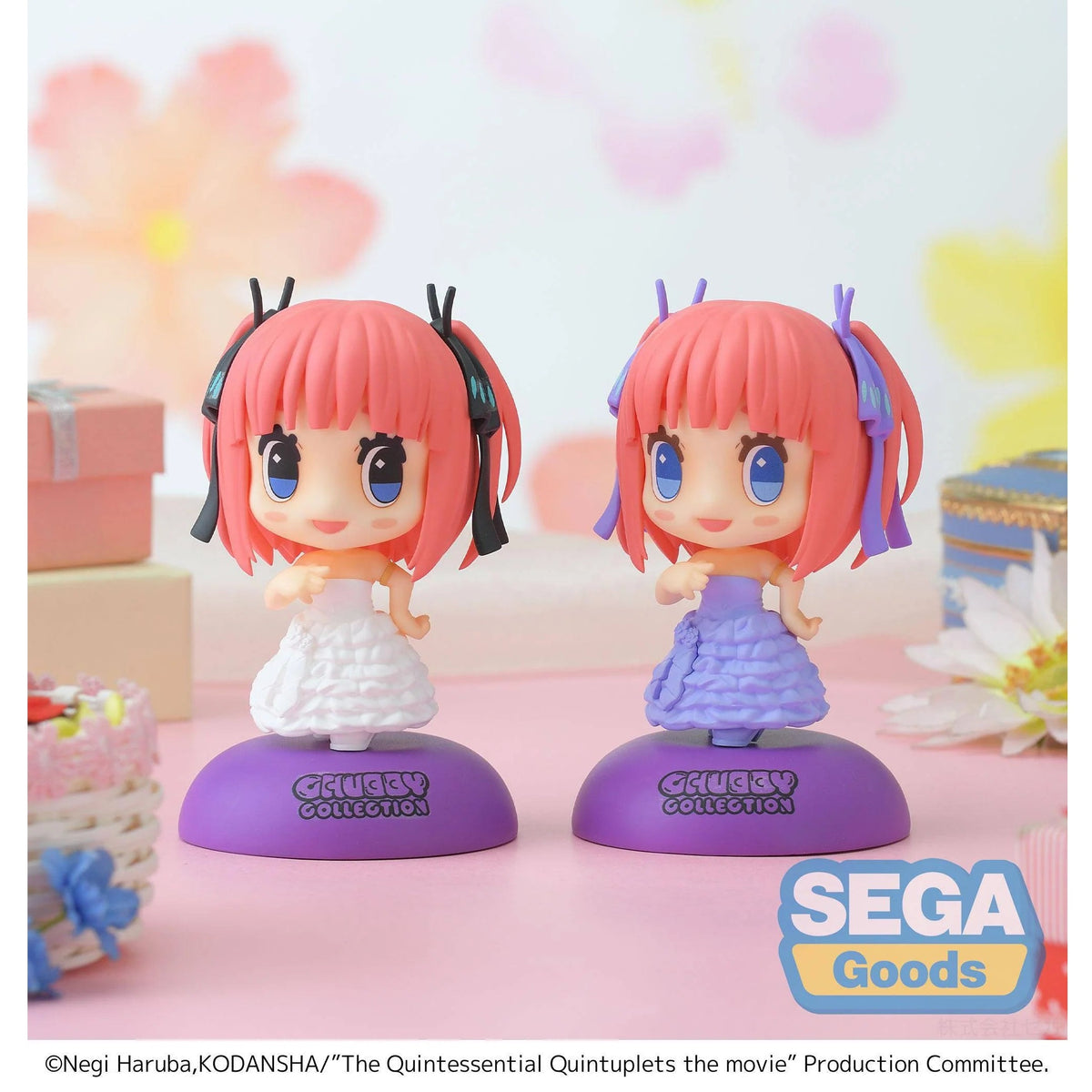 The Quintessential Quintuplets Movie Chubby Collection MP Figure &quot;Nino Nakano&quot;-Set of 2-Sega-Ace Cards &amp; Collectibles