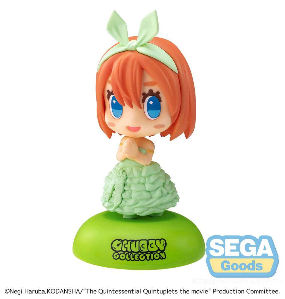 The Quintessential Quintuplets Movie Chubby Collection MP Figure &quot;Yotsuba Nakano&quot;-Green Dress-Sega-Ace Cards &amp; Collectibles