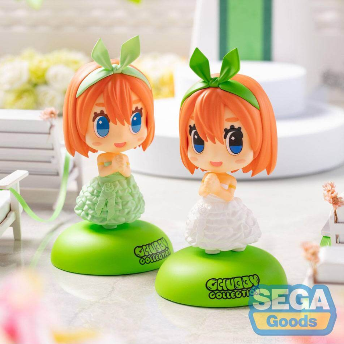 The Quintessential Quintuplets Movie Chubby Collection MP Figure "Yotsuba Nakano"-White Dress-Sega-Ace Cards & Collectibles