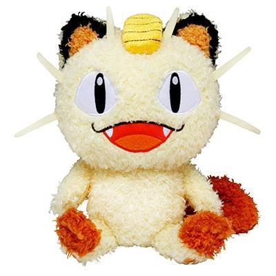 Pokémon Meowth Moko Moko Plush-Sekiguchi-Ace Cards &amp; Collectibles
