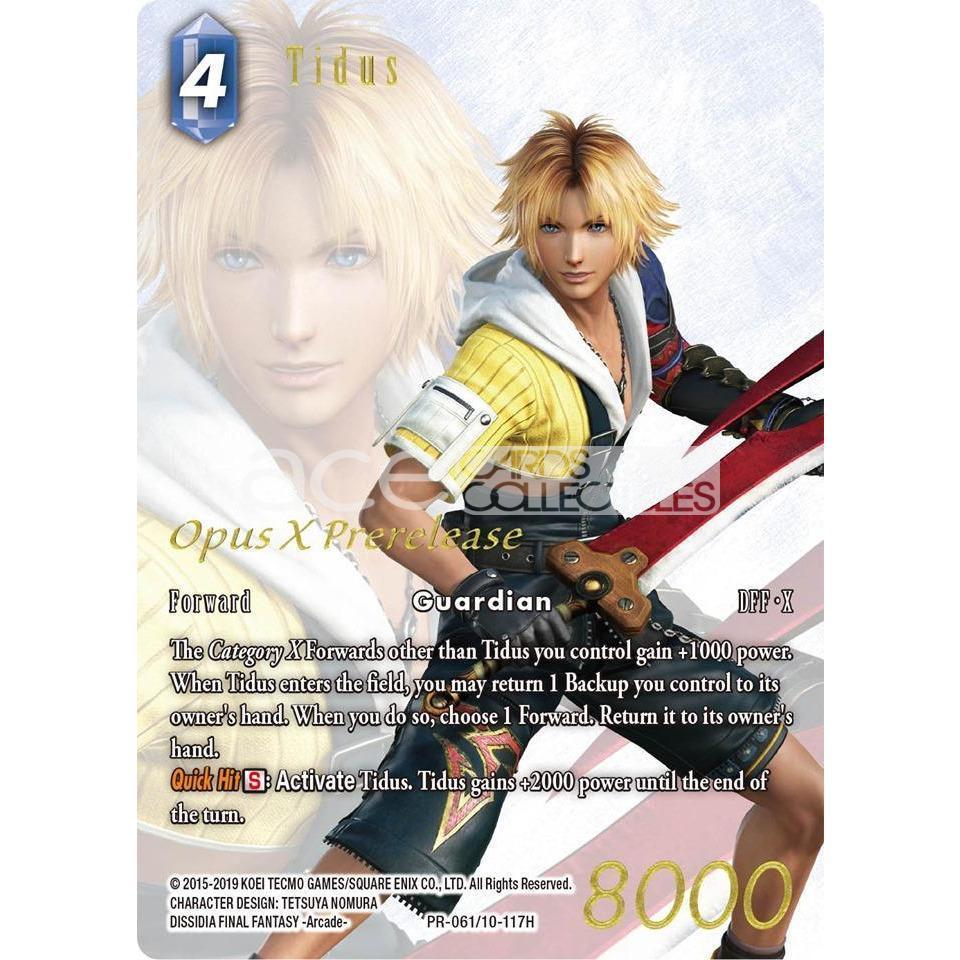 Final Fantasy Opus 10 Prerelease Standard Card Sleeve-Square Enix-Ace Cards &amp; Collectibles