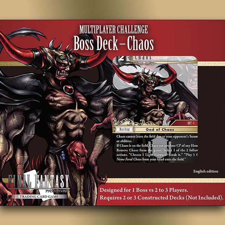 Final Fantasy TCG: Multiplayer Challenge Boss Deck - Chaos-Square Enix-Ace Cards &amp; Collectibles