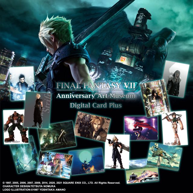 Final Fantasy VII Anniversary Art Musuem Digital Card Plus (Display)-Single Pack (Random)-Square Enix-Ace Cards & Collectibles