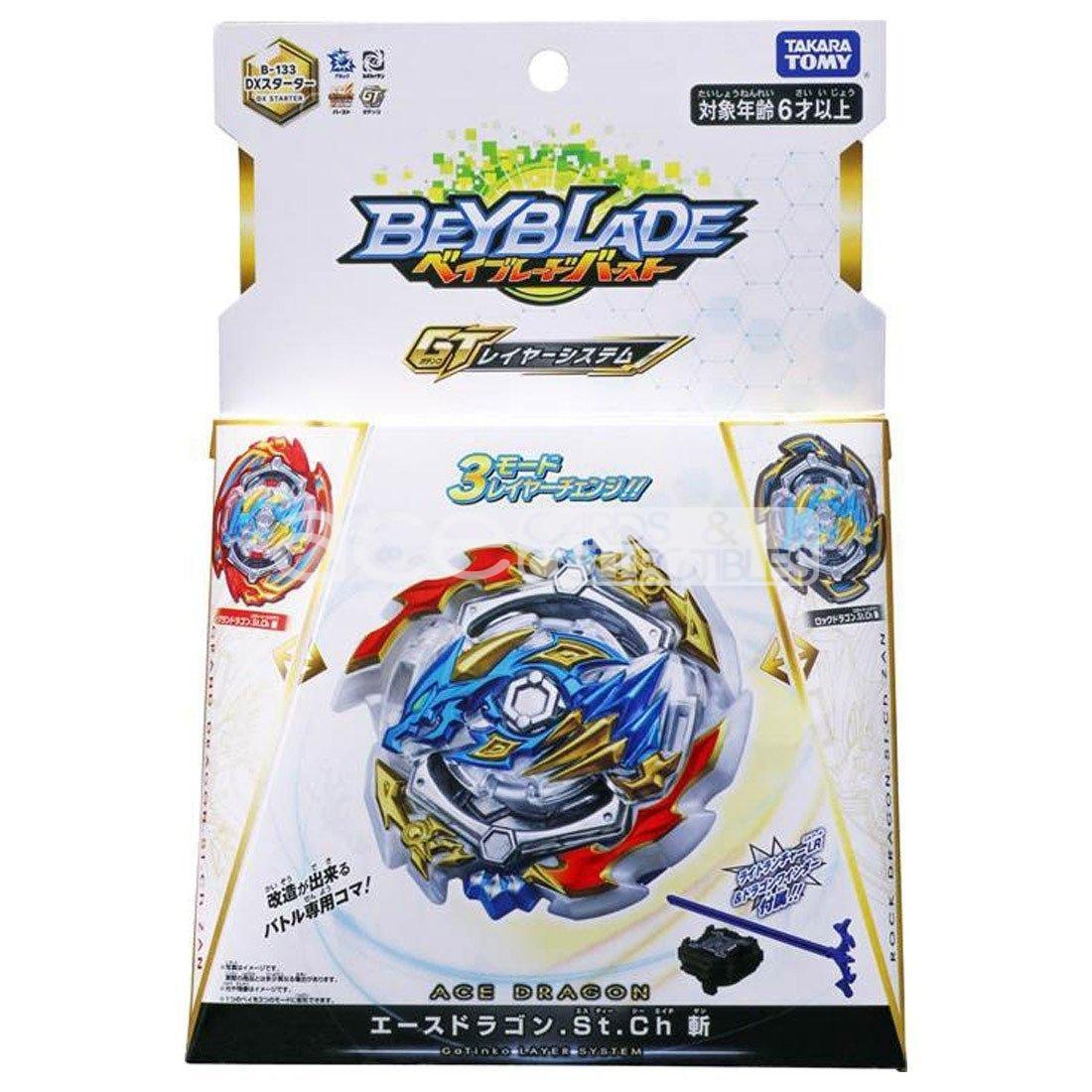 Beyblade Burst B-133 DX Starter Ace Dragon.St.Ch Zan-Takara Tomy-Ace Cards & Collectibles