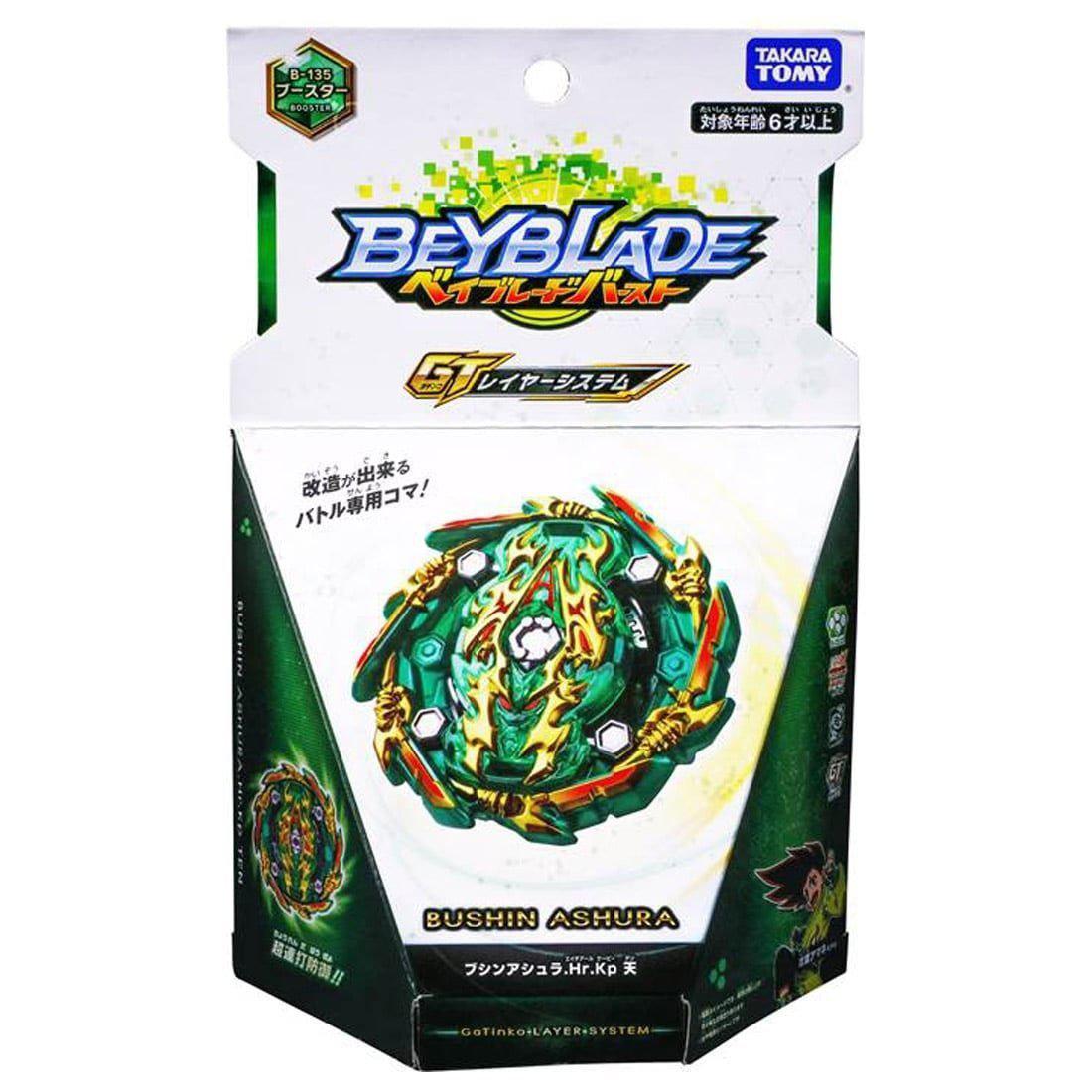 Beyblade Burst B-135 Booster Bushin Ashura.Hr.Kp.Ten-Takara Tomy-Ace Cards & Collectibles