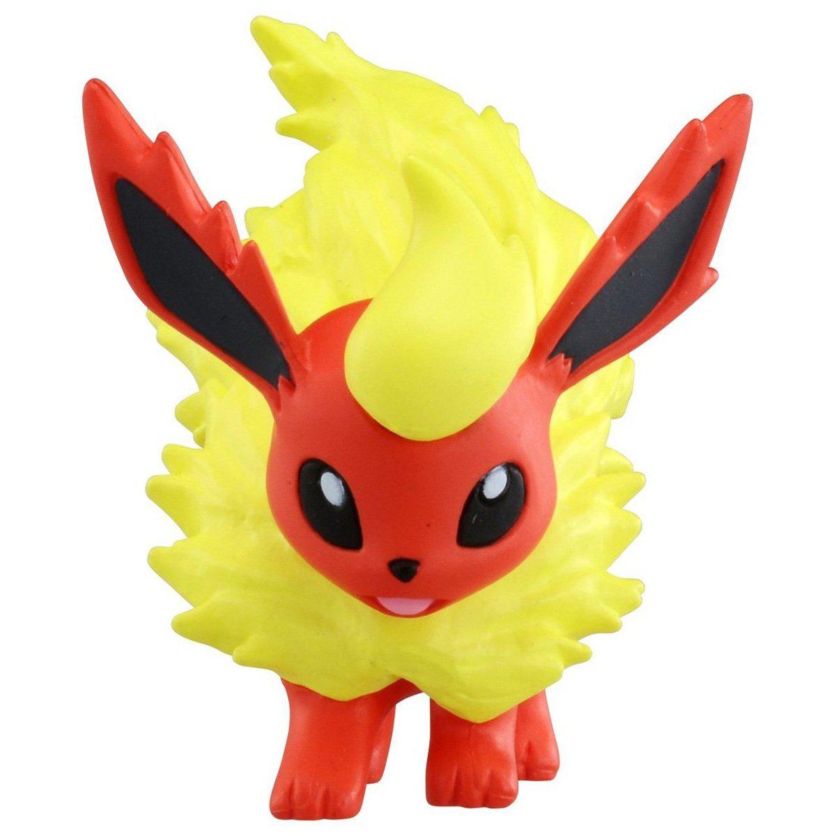 Pokemon Moncolle &quot;Flareon&quot; (MS-58)-Takara Tomy-Ace Cards &amp; Collectibles