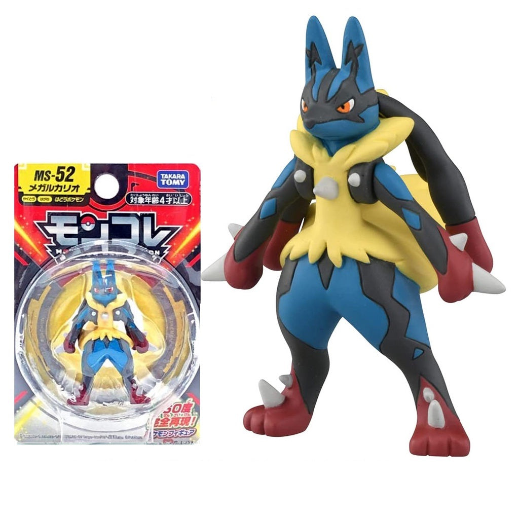 Pokemon Moncolle &quot;Mega Lucario&quot; (MS-52)-Takara Tomy-Ace Cards &amp; Collectibles