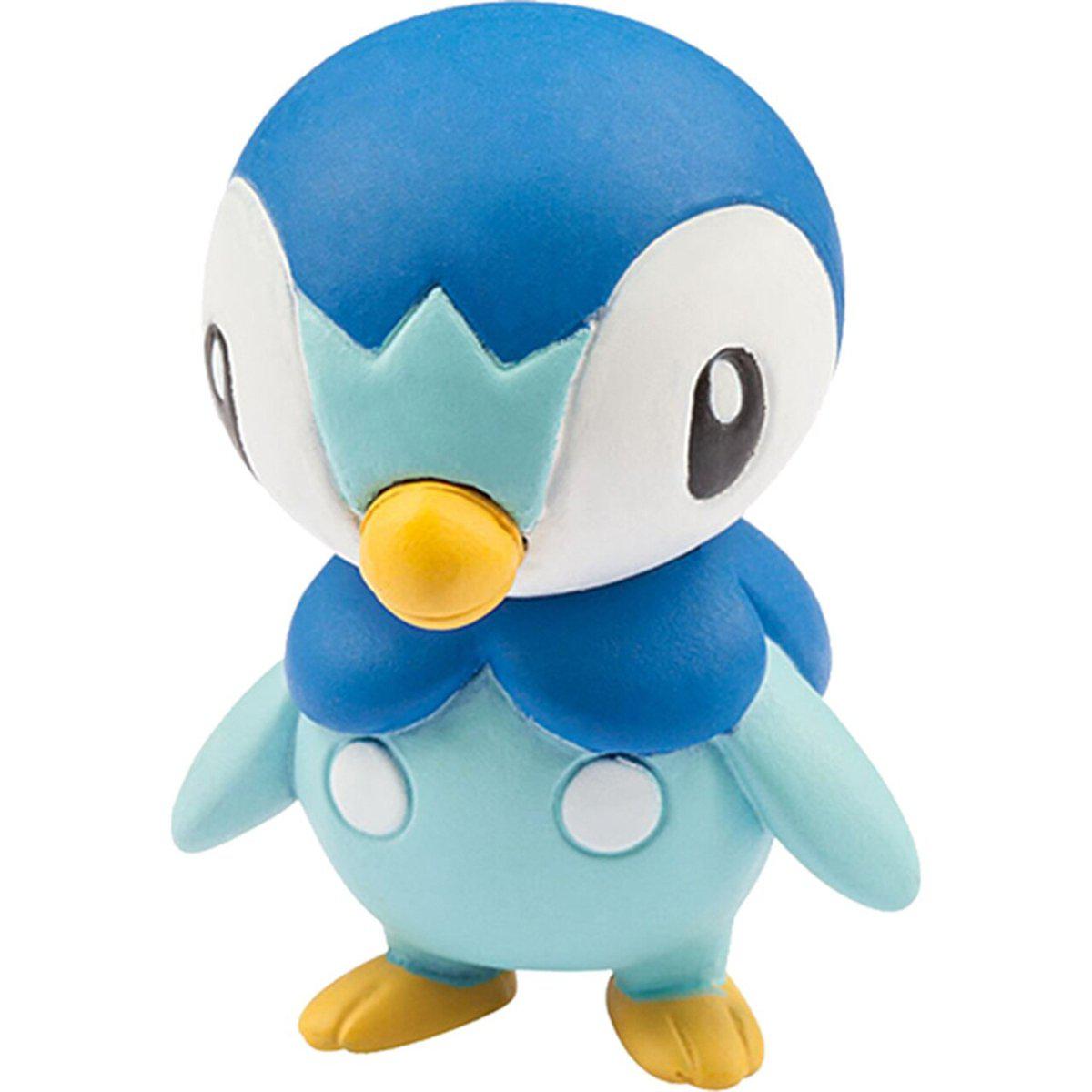 Pokemon Moncolle &quot;Piplup&quot; (MS-34)-Takara Tomy-Ace Cards &amp; Collectibles