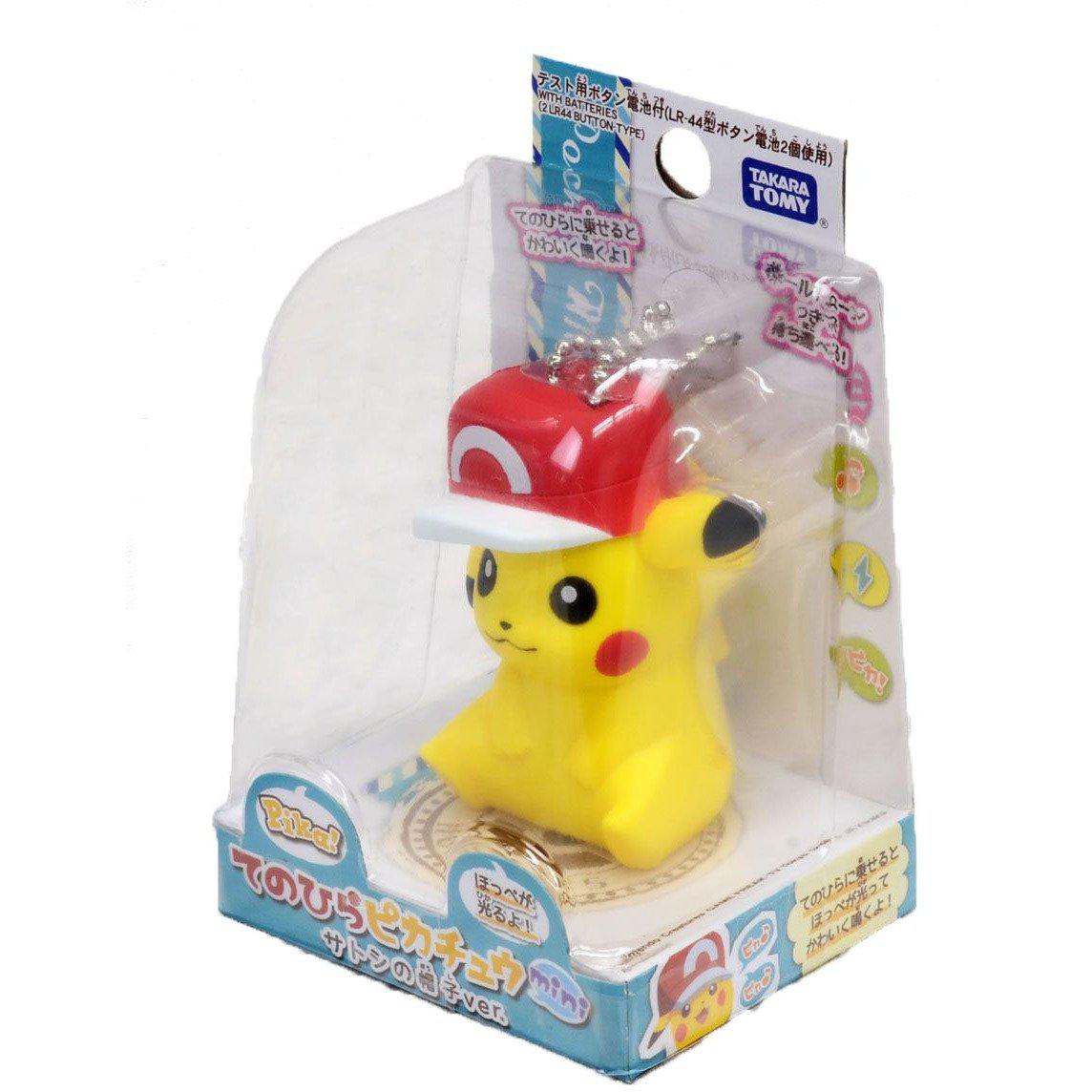 Pokemon Tenohira mini [Ash`s Cap Ver] &quot;Pikachu&quot;-Takara Tomy-Ace Cards &amp; Collectibles