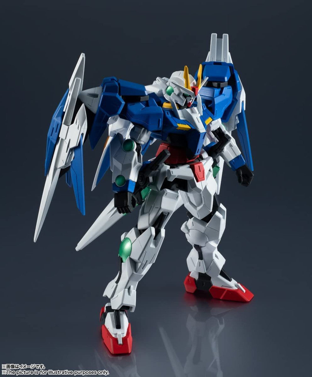 Gundam Universe GN-0000 + GNR-010 00 Raiser-Tamashii-Ace Cards & Collectibles