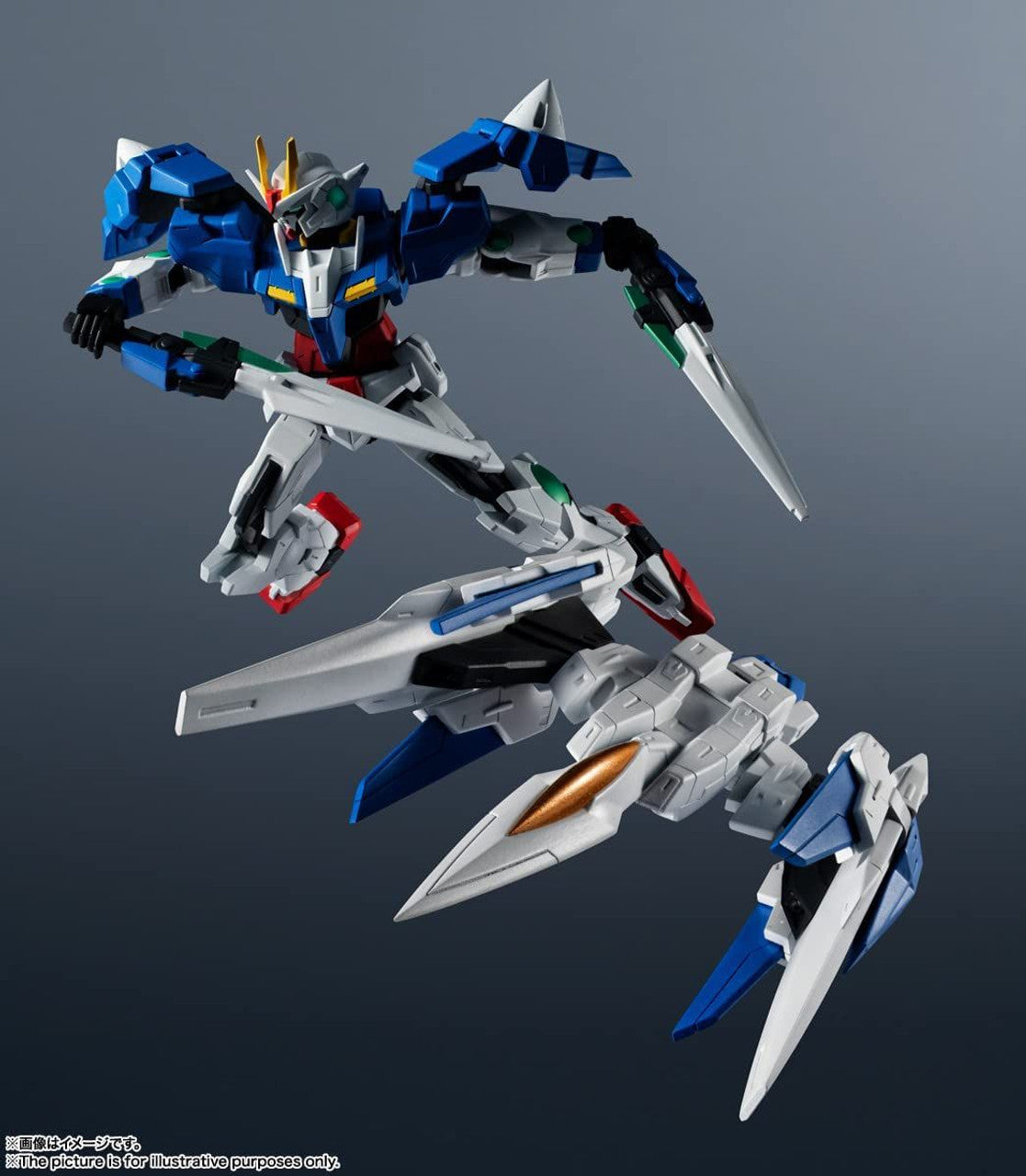 Gundam Universe GN-0000 + GNR-010 00 Raiser-Tamashii-Ace Cards & Collectibles