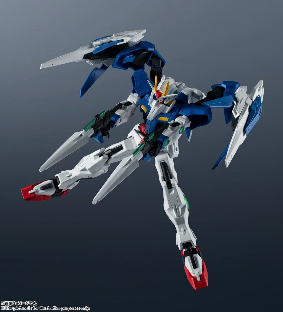 Gundam Universe GN-0000 + GNR-010 00 Raiser-Tamashii-Ace Cards & Collectibles