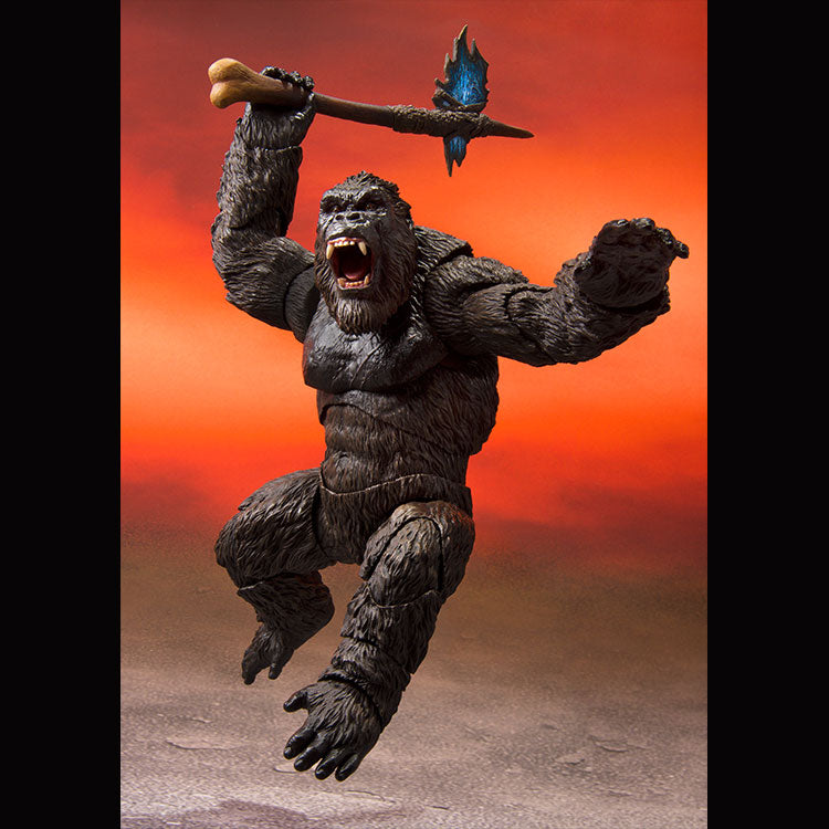 S.H.MonsterArts Kong From Godzilla VS. Kong (2021)-Tamashii-Ace Cards &amp; Collectibles