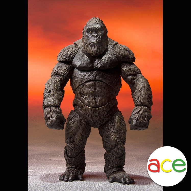 S.H.MonsterArts Kong From Godzilla VS. Kong (2021)-Tamashii-Ace Cards & Collectibles
