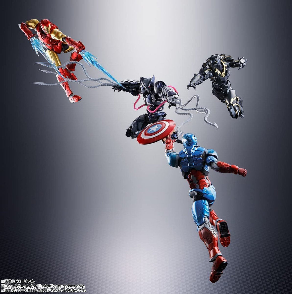 Venom S.H.Figuarts &quot;Venom Symbiote Wolverine (Tech On Avengers)&quot;-Tamashii-Ace Cards &amp; Collectibles