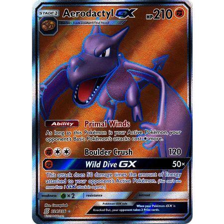 Aerodactyl GX -Single Card-Full Art Ultra Rare [224/236]-The Pokémon Company International-Ace Cards &amp; Collectibles