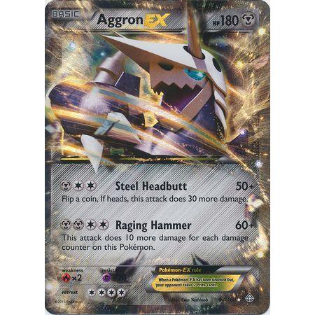 Aggron EX -Single Card-Ultra Rare [93/160]-The Pokémon Company International-Ace Cards &amp; Collectibles